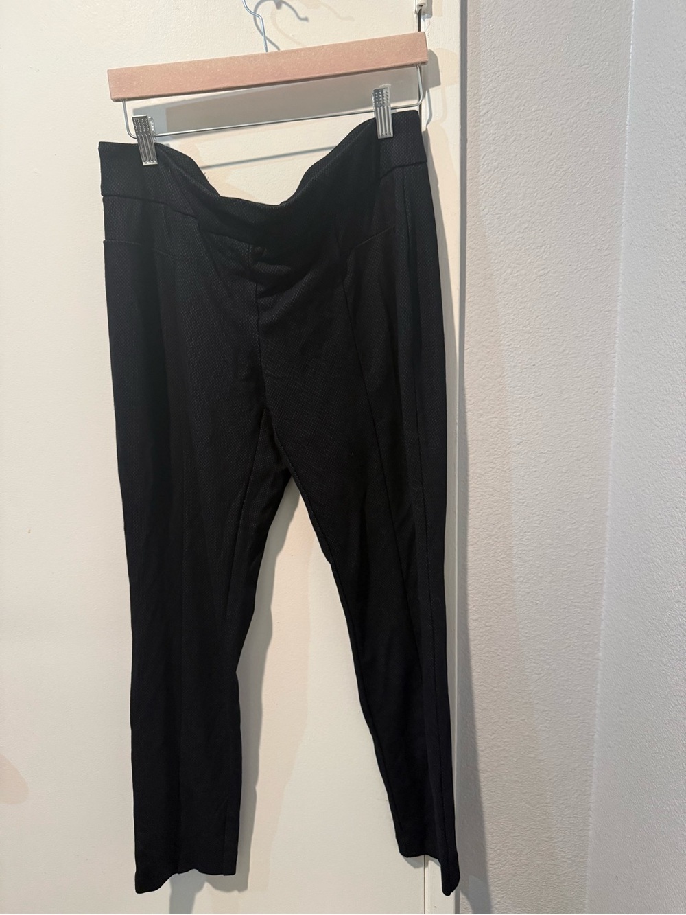 Hilary Radley Men's Black Dress Pants - Tailored Stretch